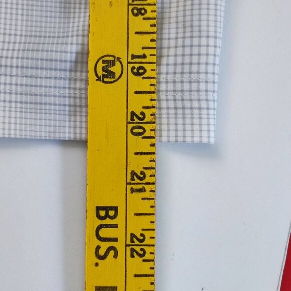 Ben Hogan flat front golf shorts grey plaid men's size 36 - Picture 9 of 10